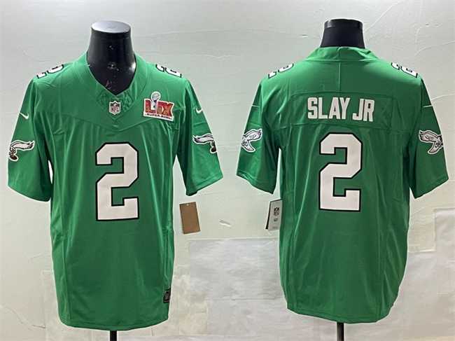 Men's Philadelphia Eagles #2 Darius Slay Jr. Green 2025 Super Bowl LIX Patch F.U.S.E. Throwback Vapor Untouchable Limited Stitched Jersey,We sell and wholesale Men's Philadelphia Eagles #2 Darius Slay Jr. Green 2025 Super Bowl LIX Patch F.U.S.E. Throwback Vapor Untouchable Limited Stitched Jersey on line form chian!